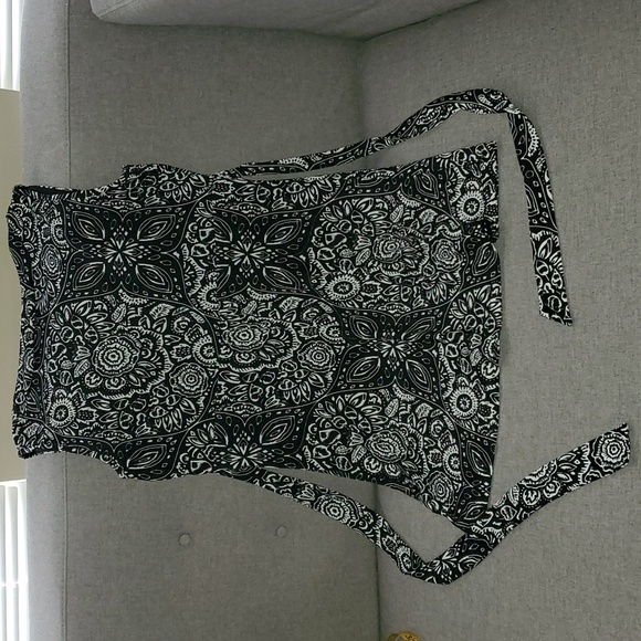 Sexy Speechless top women’s size small s sleeveless black pattern tie Babydoll - Picture 6 of 16